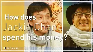How does Jackie Chan spend his money?