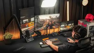 Gaming Desk Setup with The MOST Powerful Gaming Laptop | MSI GT77 Titan