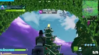 Dance at Different Holiday Trees All Locations - Fortnite