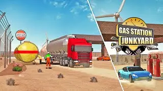 Junkyard Gas Station Simulator Tycoon Trailer | THE GAME KNIGHTS