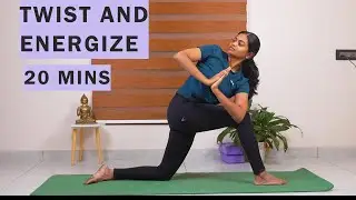 20 Min Twist Yoga for Energy & Digestion | Full Body Detox Yoga