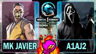 MK1 MK Javier (SCORPION) VS A1AJ2 (GHOSTFACE)🥊Mortal Kombat 1🥊4K 60ᶠᵖˢ