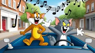 Tom and Jerry Peaceful Car Ride 🚗 | Kids Poem | Happy Ending Cartoon Story | Bedtime Rhymes