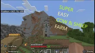 BEST Minecraft 1.19 Auto Cow Farm Tutorial! Works with Cows, Sheep, and Pigs