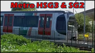 RET metro 5702 & 5214-5210+loc 6102 bij Waalhaven Rotterdam, Blindeweg !!