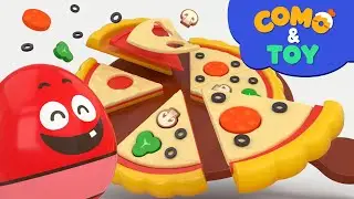 Como | Puzzle Pizza | Learn colors and words | Cartoon video for kids | Como Kids TV