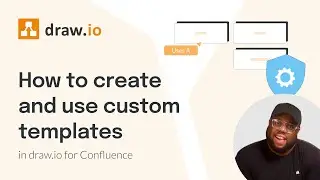 How to create and use custom templates in draw.io for Confluence