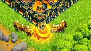 TH17 Attack Strategy Level 1 vs. Max-Level Giants | COC | #clashofclans #gamer #video 😎