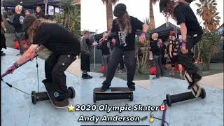 ⭐️Olympic Skater🇨🇦 Andy Anderson 🛹🏅 Balance Board Demo 🏄&zwj;♂️🤙🏽