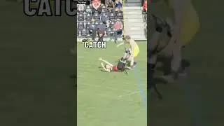 A stylish catch from Belgian Griffins at European Games 2024 #Quadball, #QuadballHighlights