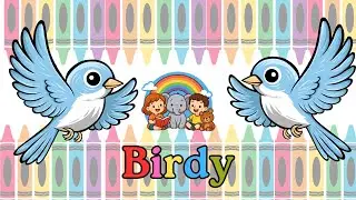 Happy Bird Coloring Live | Bird Coloring Fun 🐦🎨 | Let&rsquo;s Color a Bird &ndash; Live Coloring