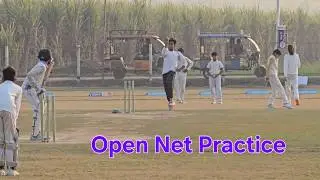Open net practice leather ball cricket  kuch Achchhe source drive bull cut market hue Bachhe.#viral