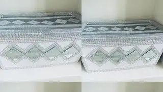 Amazing Large Storage Container makeover / living room storage