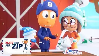 Helping a Hurt Baby Fox 🦊 + MORE  | 45+ Min of @MailWithMrZIP Mailman Cartoons for Kids