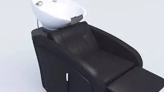 DIR Anode Shampoo Backwash Unit with Adjustable Leg rest