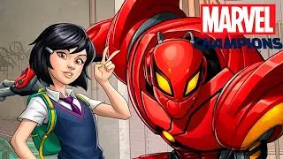 MARVEL CHAMPIONS | Probando a SP//Dr (Peni Parker)!