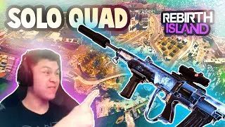Destroying SOLO QUADS in Rebirth Island! GAMEPLAY