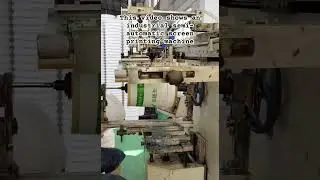 semi-automatic screen printing #ScreenPrinting #PrintingMachine #IndustrialAutomation #Manufacturing