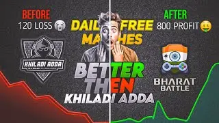 Khiladi Adda ❌ Bharat Battle ✅ || This App Is Better Than Khiladi Adda App 🏆🤑 || Garena Free Fire 🎮🔥