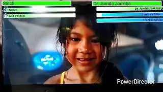 Stitch vs Dr. Jumba Jookiba With healthbars final battle PowerDirector Lilo And Stitch The Movie