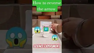 How to reverse arrow with water||#science experiment||😱