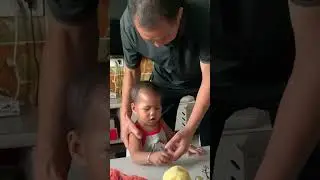 Chinese Grandpa&rsquo;s Love for His Blasian Granddaughter is Everything! ❤️ #baby #blasian