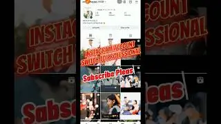How to Switch to Professional Account Mode ||😱🤔#technical #shorts #video