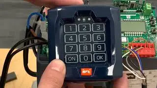 BFT Q.BO Touch & T-Box Wireless Keypad setup