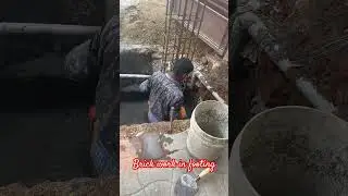 Brickwork in footing