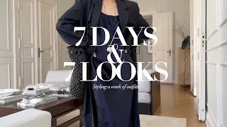 7 Days & 7 Looks | Late summer, pre-fall outfit ideas & corporate dressing | Nisi | AD