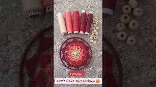 Beautiful craft ideas 🏵️🏵️ || let's make this pattern #handmade #art #dreamcatcher #shorts #love