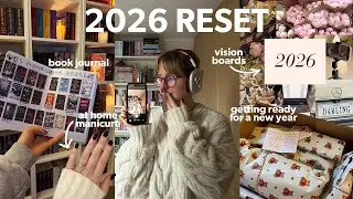 ПЕРЕЗАГРУЗКА ВМЕСТЕ СО МНОЙ НА 2026 ГОД ⭐️ Ведение дневника, создание досок визуализации, домашни...