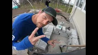 How to build a custom BBQ encasement out of retaining wall stone