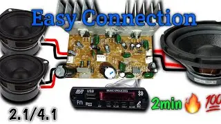 Home Theatre Board Bluetooth Connection 💯💥
