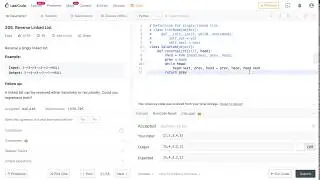 REVERSE A SINGLY LINKED LIST | CODING TRICKS | NEVER FORGET THE LOGIC AGAIN! | LEETCODE