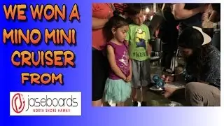 We won a Mino mini cruiser from Jaseboards!