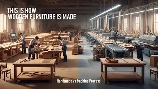 This Is How Wooden Furniture Is Made | Handmade vs Machine Process