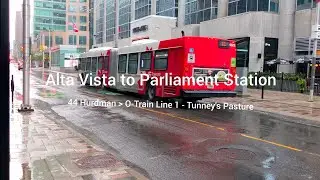 Alta Vista to Parliament Station - Parliament Station Tour (via Route 44 and Line 1) (Aug 7, 2022)