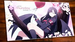 This is the best Nakamasa Ichika desktop customization! [easy] #rainmeter #desktopcustomization