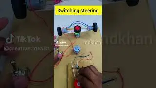dc steering machineism project #automobile #all #diy