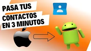 como pasar CONTACTOS de iPhone a Android en 3 minutos 😎 2024