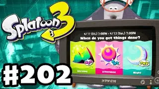 Splatfest Sneak Peek! Morning vs. Afternoon vs. Night! - Splatoon 3 - Gameplay Walkthrough Part 202