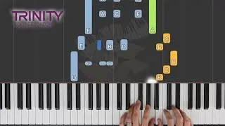 Last Waltz / TRINITY Piano Grade 1 2021-2023 / Synthesia Piano tutorial