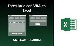 Excel VBA formulario - agregar y guardar datos de un ListBox en una hoja - forma N°1
