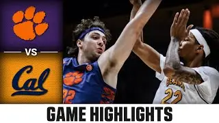 Clemson vs. Cal Game Highlights | 2025-26 ACC Men's Basketball