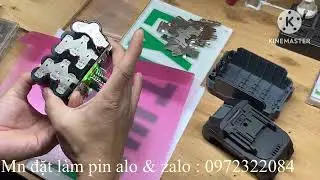 Cách làm pin máy khoan công cụ chất lượng  - pin 15cell sanyo - mạch DX 90a 