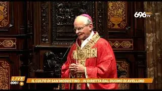 Speciale 696 tv: il culto di San Modestino, la messa del vescovo Aiello