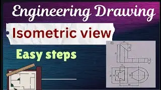 Engineering Drawing Engineering Graphics Isometric view Answers Q.6 Isometric view Engineering Sem 2