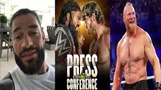 WWE Press Conference Roman Reigns in Saudi Arabia,Bobby Lashley Warning to Brock Lesnar - WWE News
