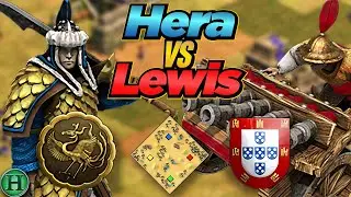 Khitans vs Portuguese | 1v1 Arabia | vs Lewis | AoE2